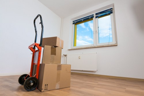 Secure packing and transport by a removal team in Wales