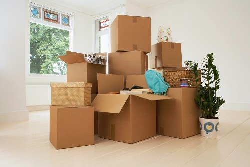 House removal team in Wales handling furniture with care