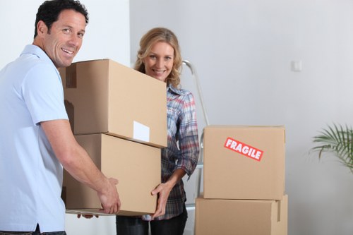 Storage and moving equipment used for house removals in Wales